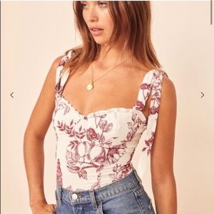 Reformation Blanca top